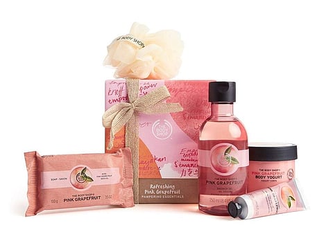 The Body Shop Refreshing Pink Grapefruit Pampering Essentials Rs 2,350
