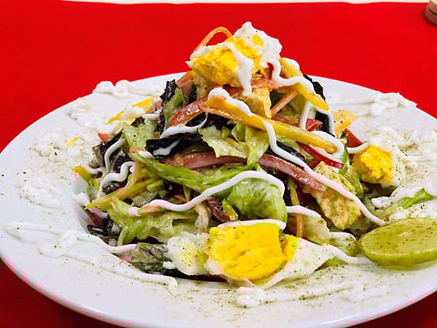 Fresh salad at Zoom TeaOgraphy