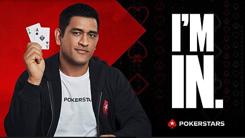 MS Dhoni becomes the face of PokerStars India