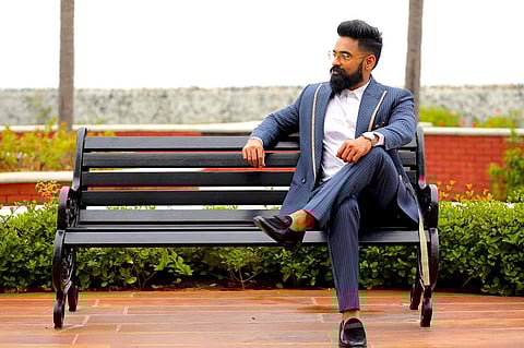 Pinstripe suit by Studio 24