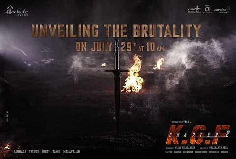 Poster of KGF Chapter 2