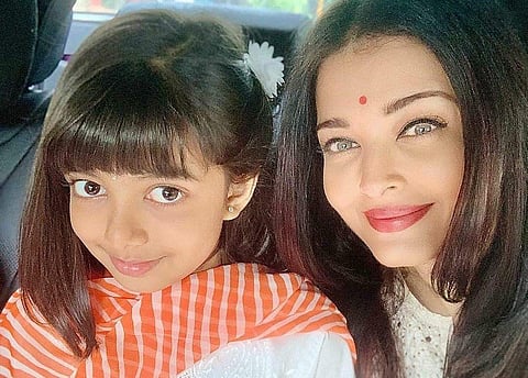 Aishwarya Rai Bachchan with daughter Aaradhya