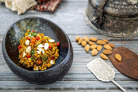 Almond Mixed Grain Biryani