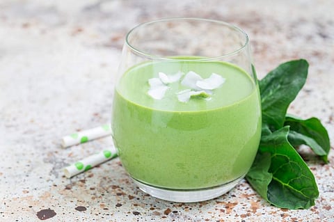 Coconut Spinach Smoothie
