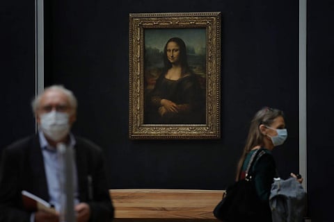 Da Vinci's Mona Lisa (AP Photo/Christophe Ena)