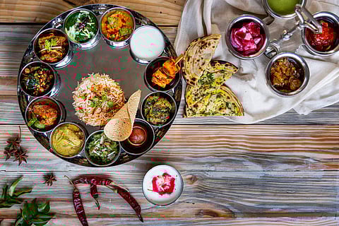 Thali from Novotel Hyderabad Airport