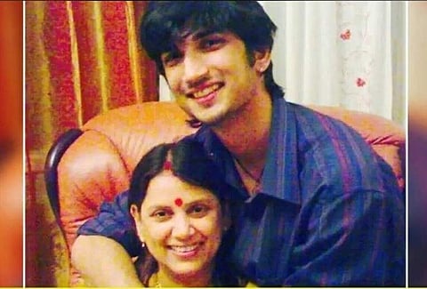 Sushant Singh Rajput with his sister Neetu Singh