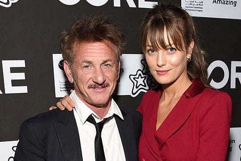 Sean Penn and Leila George