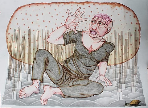 Exile In The Construction by Anjan Modak