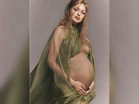 Gigi Hadid shared new maternity shoot photos of herself at 33 weeks pregnant