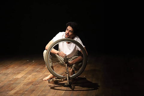 A still from a play performed at Thespo