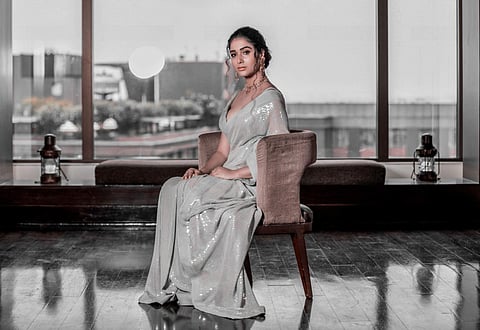 Pooja at the virtual fashion show