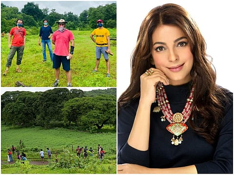 Juhi Chawla, who is an environmentalist and works extensively on her own farm, says what attracted her towards this initiative is that they will be planting a million native trees.