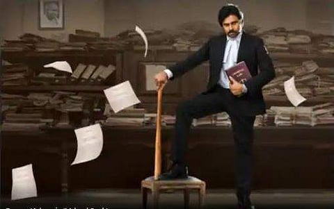 Makers unveil their poster of Vakeel Saab on Pawan Kalyan’s birthday