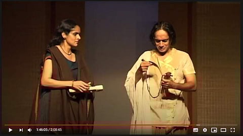 Akhila Ramnarayan & V Balakrishnan in One day In Ashadha by The Madras Players