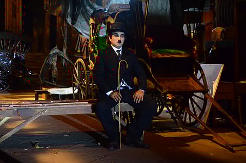 Kumud Mishra as Charlie Chaplin in Ramsingh Charlie