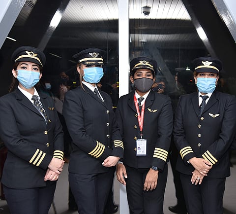 Crew on the Air India flight 176 from San Francisco to Bengaluru