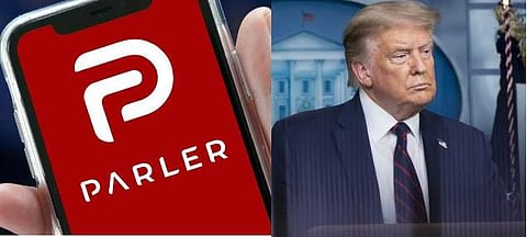 Parler, a right-wing social media app