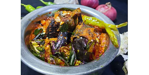 Gutti Vankaya Koora from Mrs Mage, Hyatt Hyderabad