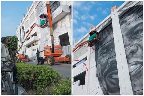 St+art India’s latest work in Chennai aims to spread the message of shared humanity