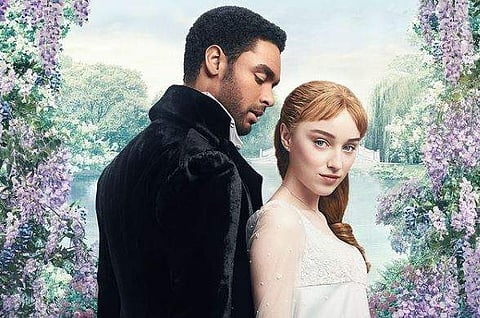 Regé-Jean Page and Phoebe Dynevor, Photo: Bridgerton's Instagram page