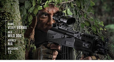 Actor Akkineni Nagarjuna as Vijay Varma aka Wild Dog in Wild Dog