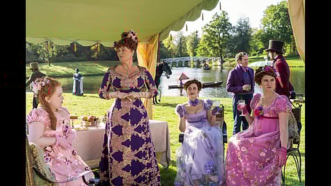 These Bridgerton-inspired gowns will transport you to England of the 1800s