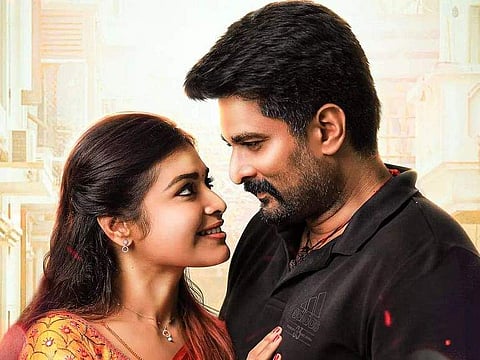 A still from Rudra Thandavam