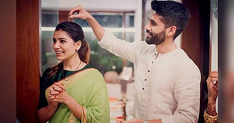Samantha with Naga Chaitanya