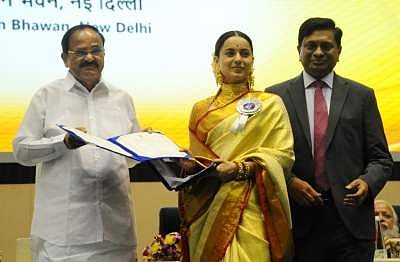 Rajinikanth, Kangana Ranaut, Manoj Bajpayee and Dhanush were feted on Monday at the 67th National Film Awards which were announced earlier this year.