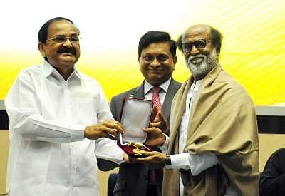 South superstar Rajinikanth received India's highest film honour Dada Saheb Phalke Award for his outstanding contribution to the world of Indian cinema.