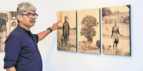 Arunkumar HG at the exhibition