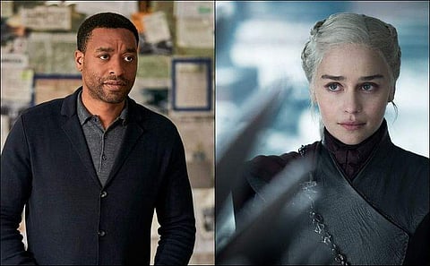 Chiwetel Ejiofor (left) and Emilia Clarke