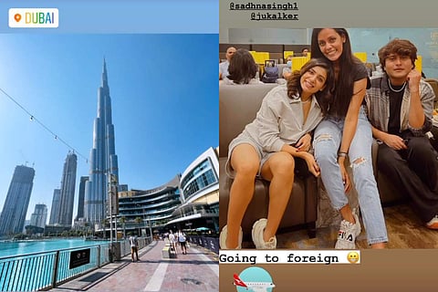 Samantha goes on a trip to Dubai with her friends