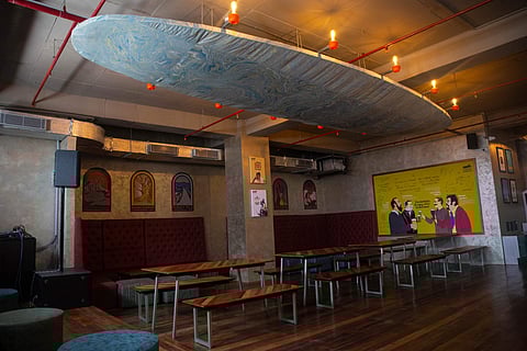 Interiors at the Catamaran Brewing Company