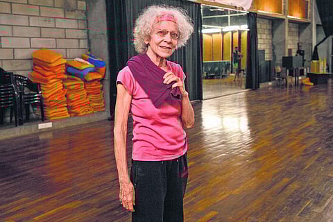 Jill Navarre of the Auroville Theatre Group (Picture: Pattabi Raman)