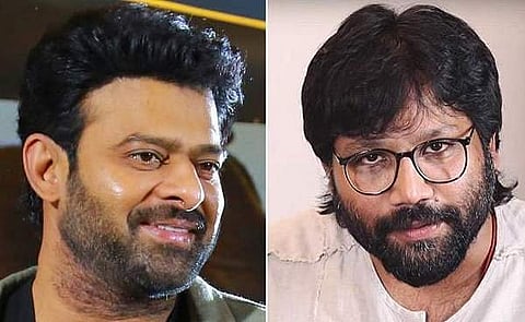 Prabhas (left) and director Sandeep Reddy (right)