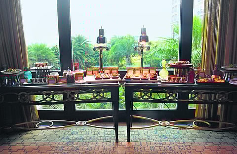 Tapas spread at the Library Blu