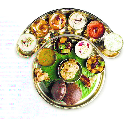 Navaratri thali at Hyatt Regency Chennai