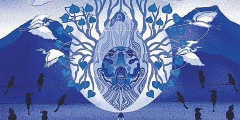 Young Bengaluru based Malayali artist Neeraja Radhakrishnan credits her father, renowned cinematographer late M J Radhakrishnan, for inspiring her to be an artist.