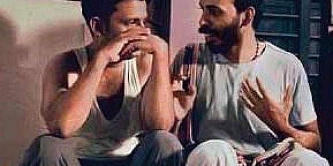 A still from Raj B Shetty’s Garuda Gamana Vrishabha Vahana