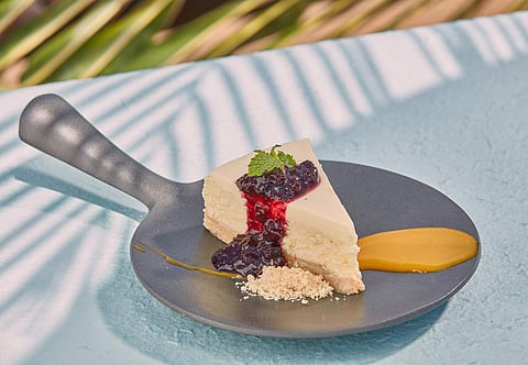 Coconut cheesecake at KoKoMMo