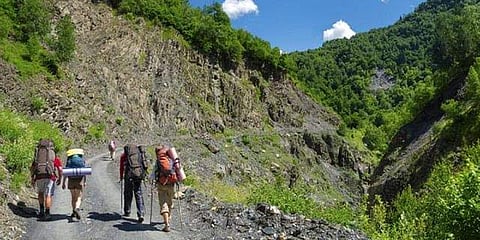 David Scott Trail in Meghalaya. (Photo| Special Arrangement)