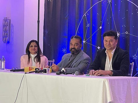 Kamal Haasan at the launch of his brand House of Khaddar in Chicago