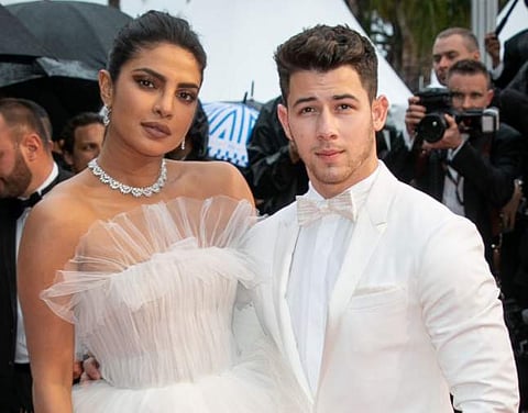 Priyanka Chopra with her husband Nick Jonas