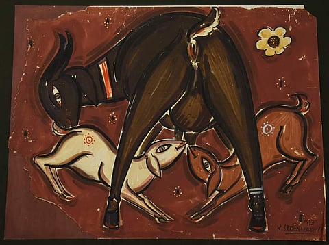 Art work by (late) K Sreenivasulu