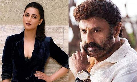Shruti Haasan and Balakrishna