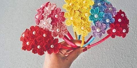 Floral hairbands from Tiara