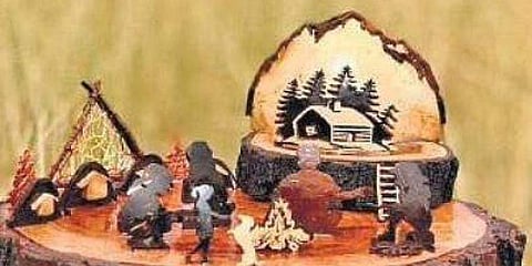 Now, you can gift unique handmade figurines made out of coconut shells!