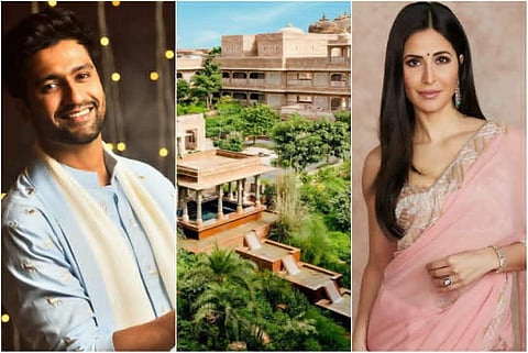 According to reports, Vicky Kaushal and Katrina Kaif are tying the knot over the next couple of days at the Six Senses Fort Barwara in Sawai Madhopur, Rajasthan.